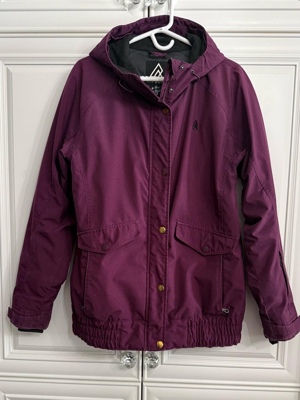 Ripzone Women’s Snowboard Ski Jacket Purple Size Large 8K Waterproof Insulated